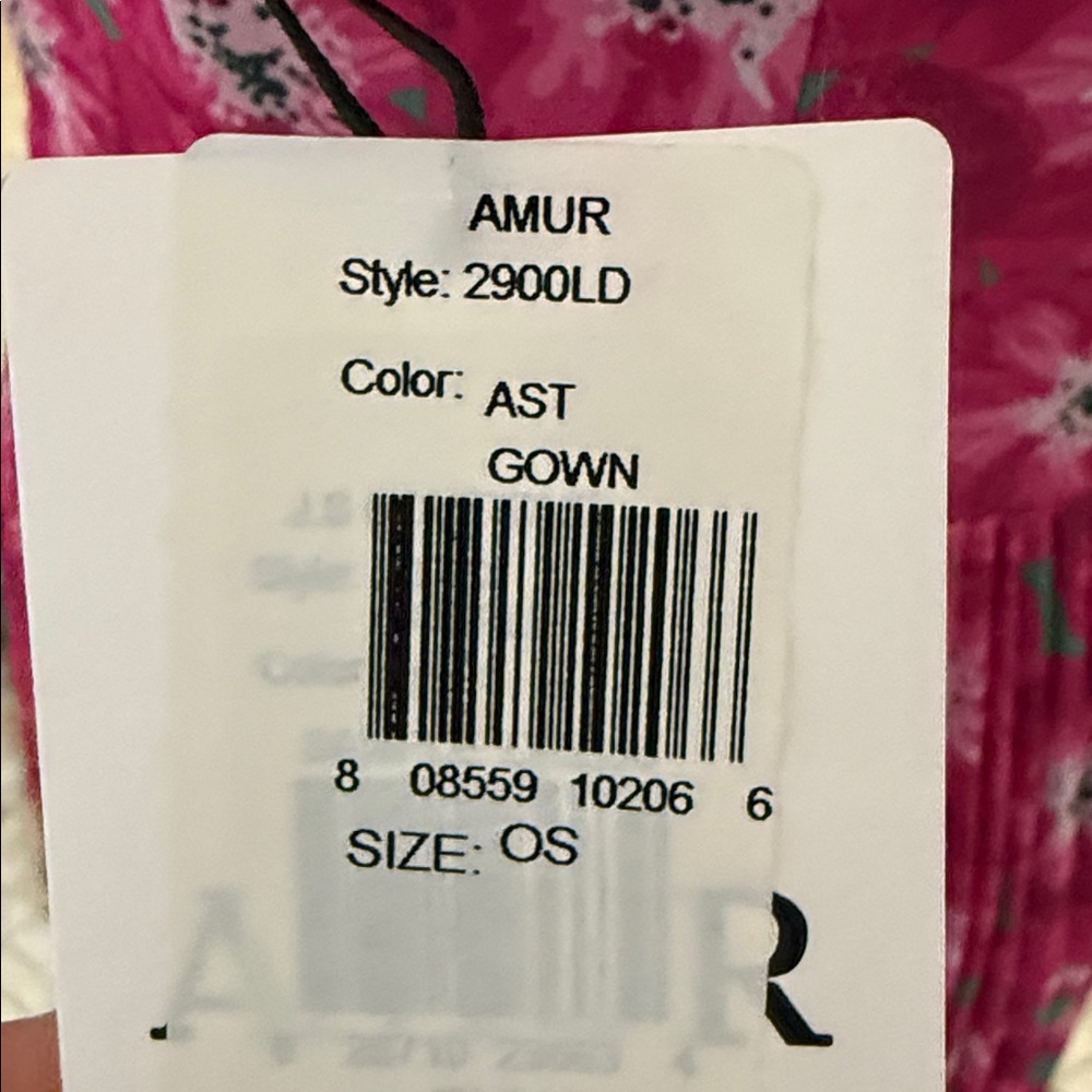 AMUR NWT Raspberry Floral One Shoulder Pleated Maxi Gown Wedding Guest Dress - Picture 6 of 10